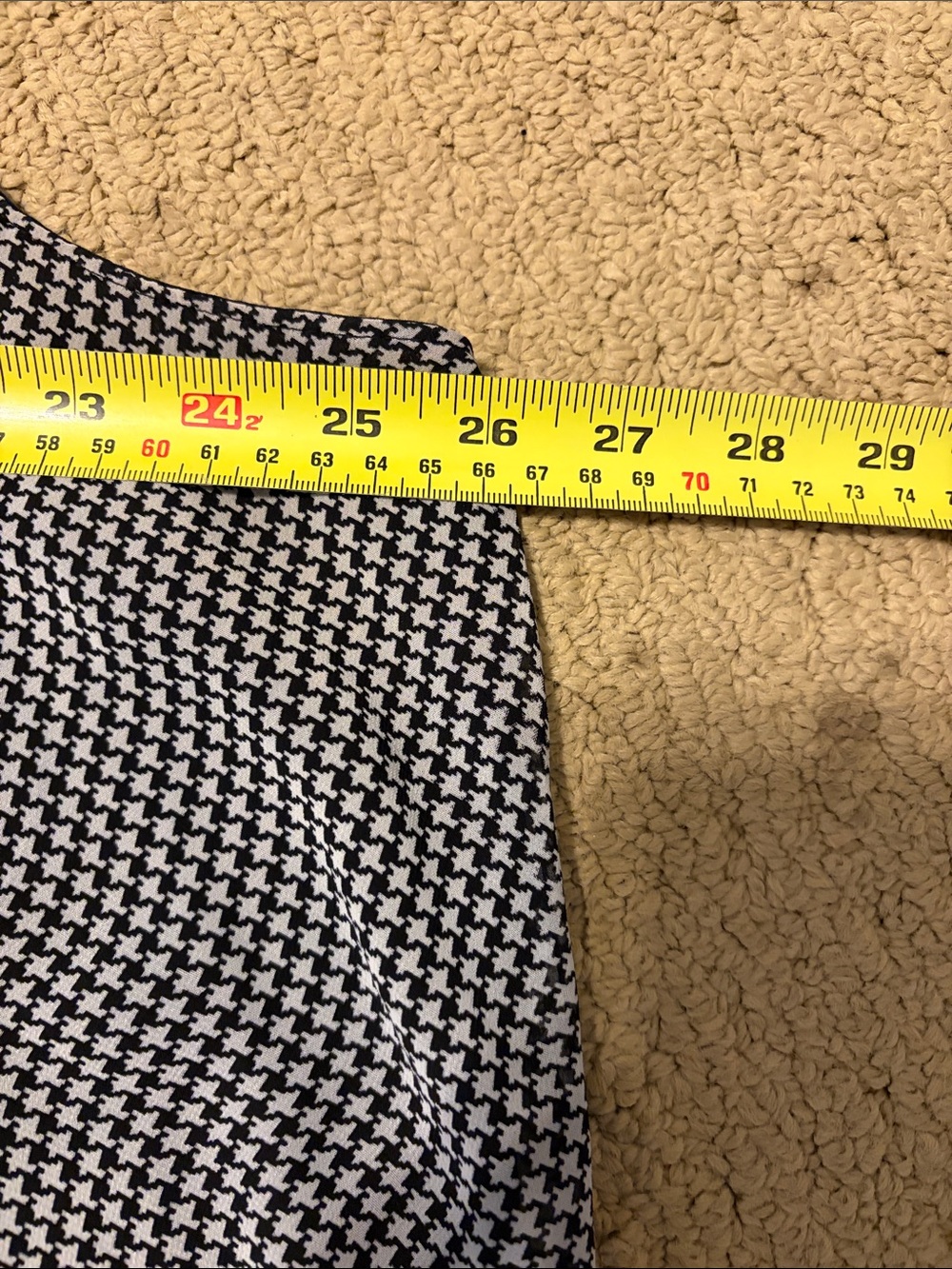 Lane Bryant Black and White V-Neck Layered Tank Top - Picture 8 of 11